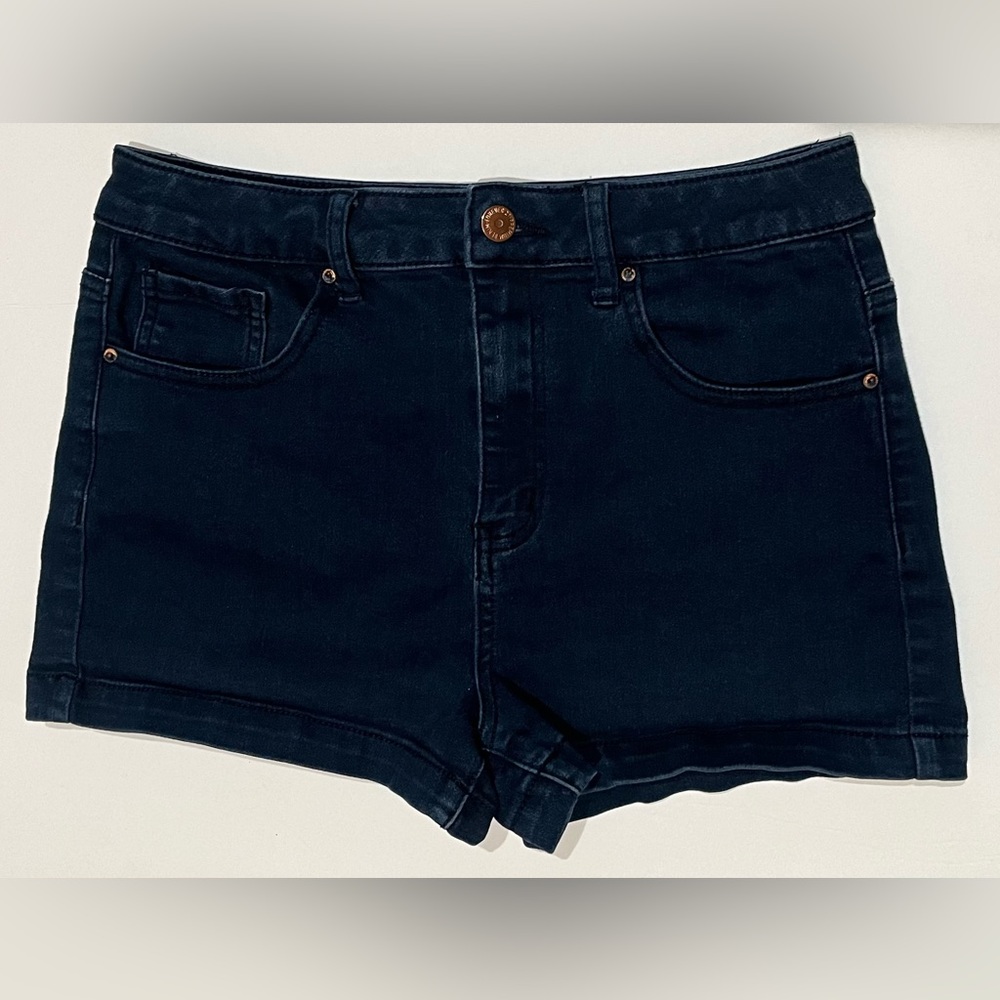 Forever 21 Navy Blue Jean Shorts